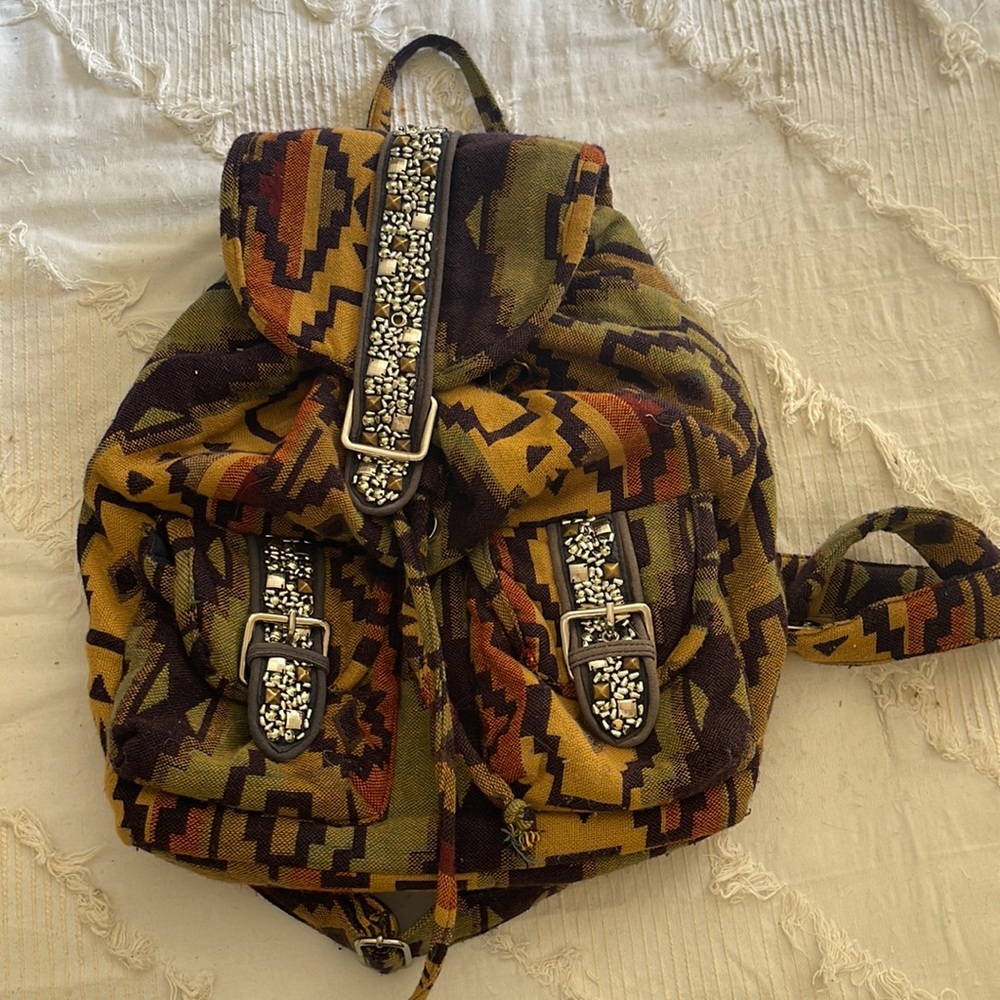 Ecote’ aztec print, backpack